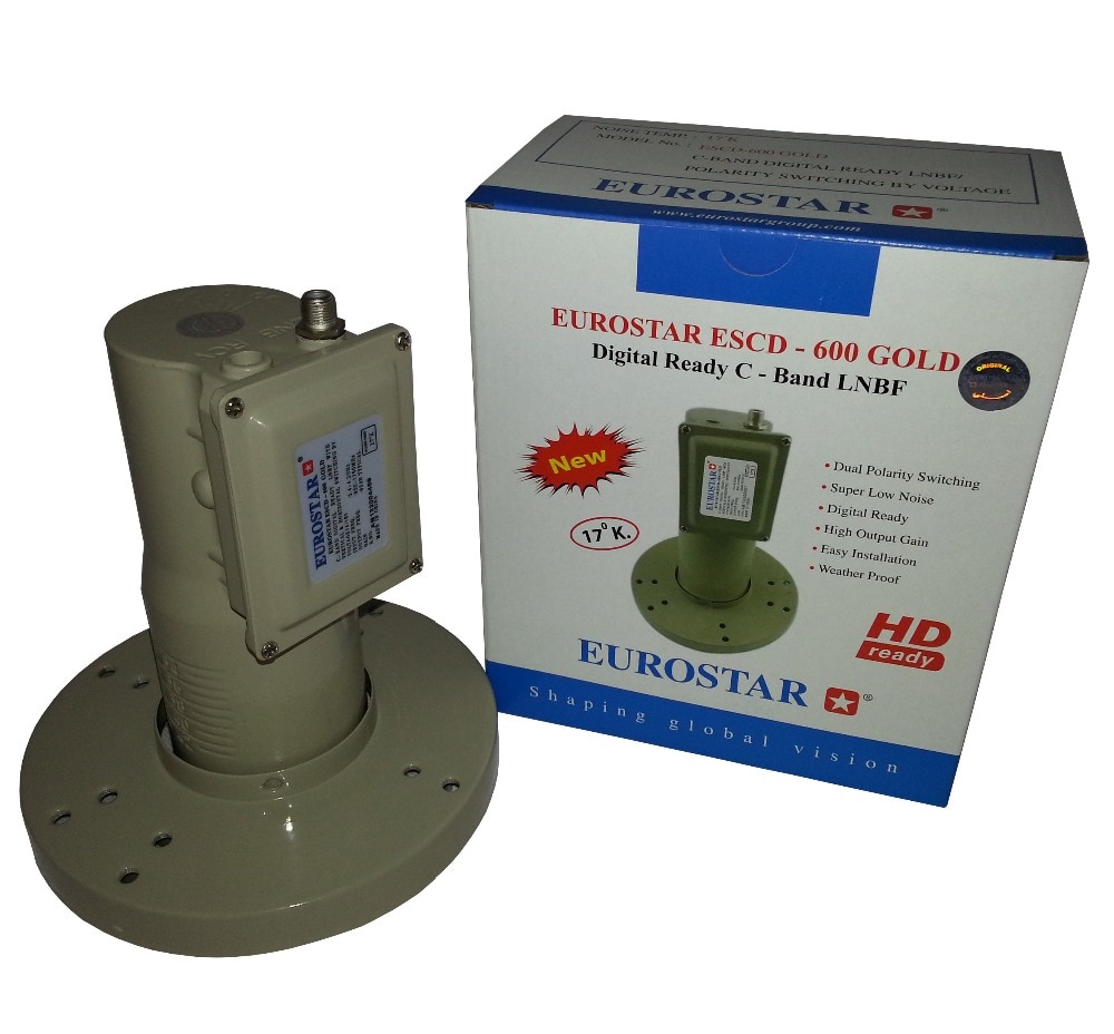 single output HD digital high performance tv lnb c band lnb 5150MHz eurostar for Brazil market