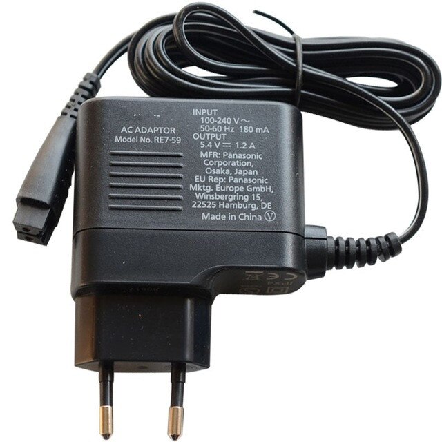 Alimentation avec câble de chargement pour tondeuse à cheveux Panasonic 100 240 RE9-86 ER-PGF40, ER-PGF80-ER-GB80 V, Original