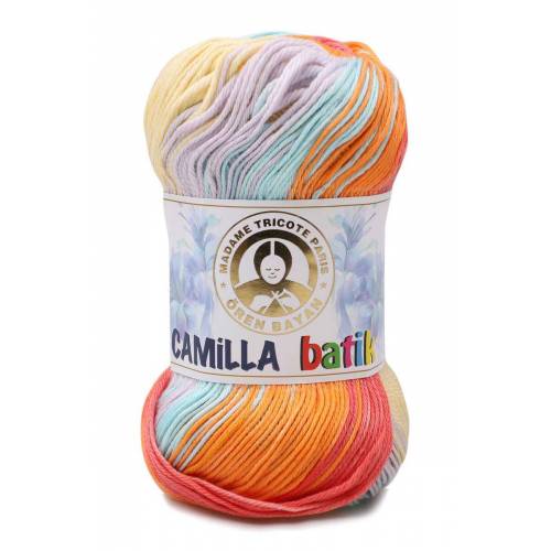 Oren Bayan Camilla Batik Hand Knitting Yarn - First Class Knitting Yarn - Hobby Hand Knitting Yarn: Mottled