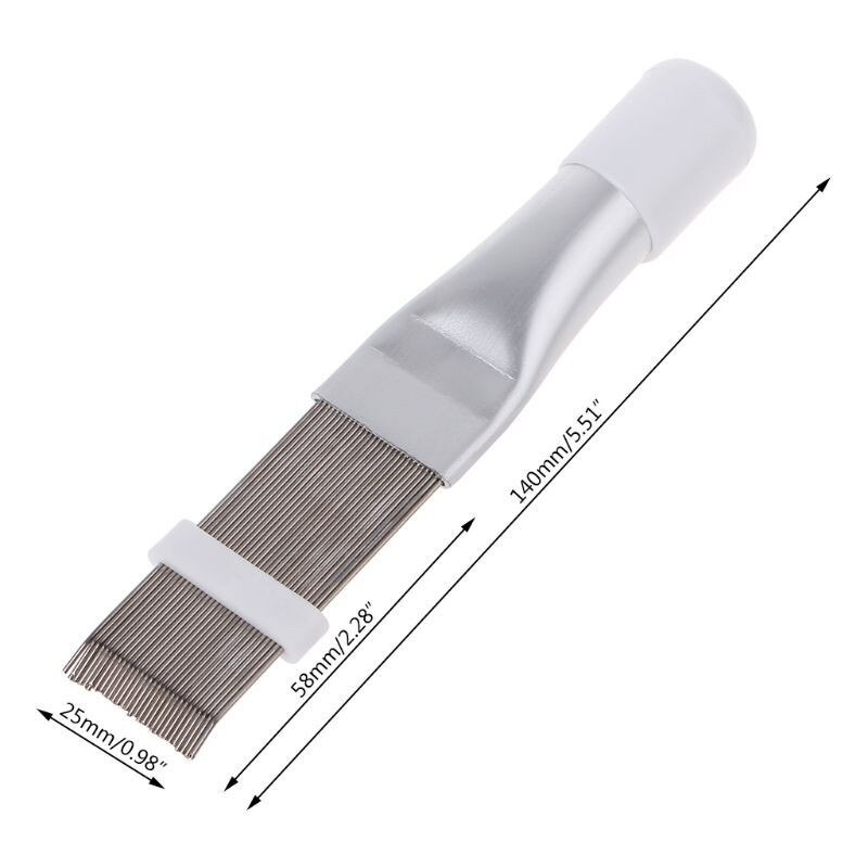 Peigne universel à ailettes de radiateur de voiture, A/C, 1 pièce, climatiseur, lisseur, outil de nettoyage, réparation de système de refroidissement du véhicule