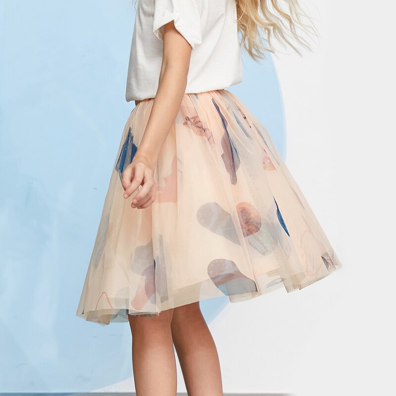 Amii Kids 3-16 Years Skirts for Girls 2022 A-line Mini Skirts Summer Children Cute Skirts Teens Clothes 22140091: pink / 110cm