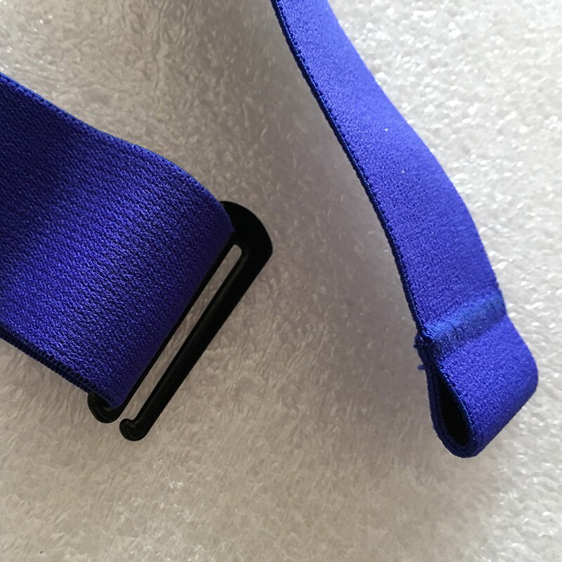 Adjustable Elastic Chest Mount Belt Strap Bands for Polar, Garmin, Wahoo Cardio Sport Running Heart Rate Monitor Belt, Blue