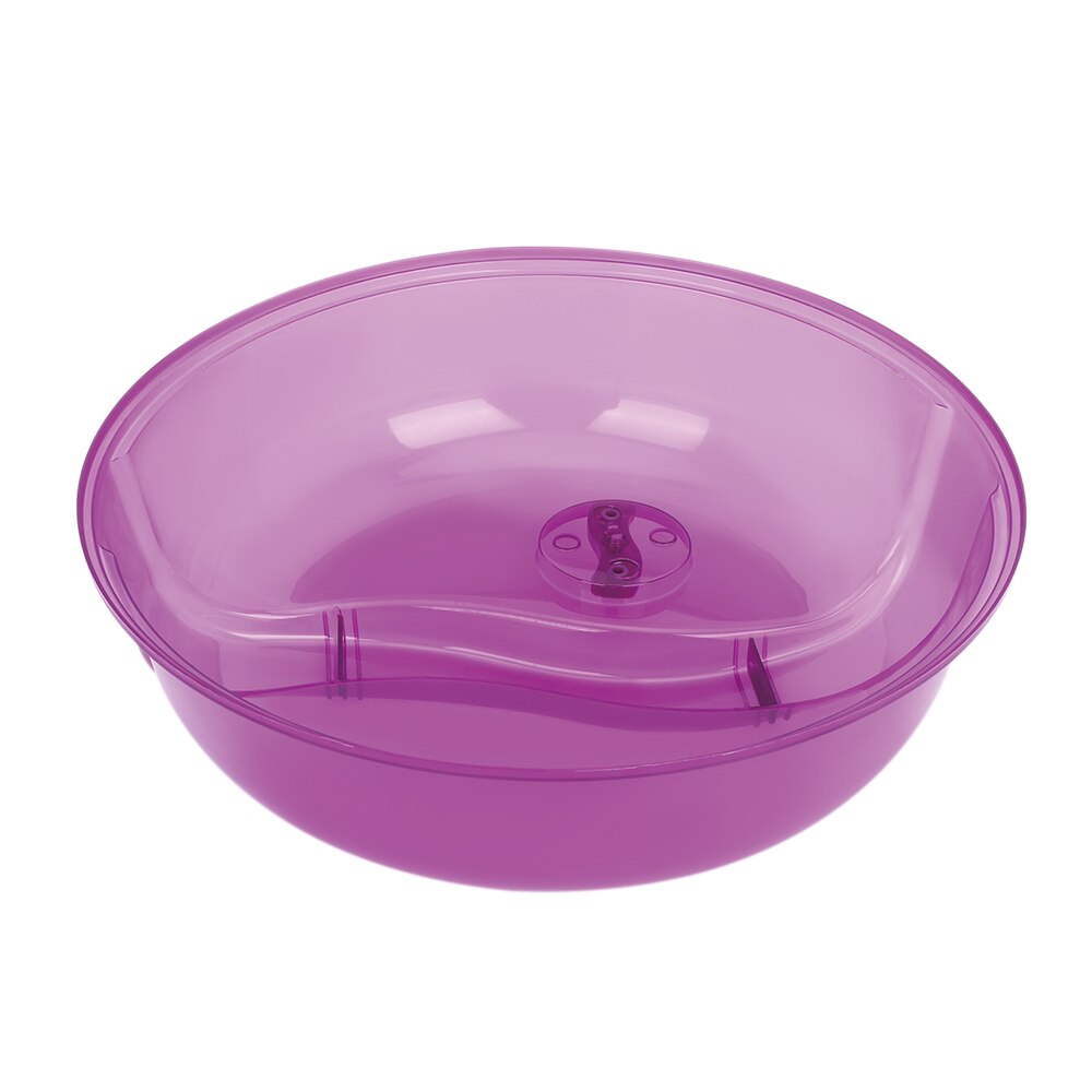 1 pc perforerte plast sprutsikker mikrobølge oppvaskbeskytter kjøkkenverktøy bolle lokk kjøleskap platedeksel: Lilla