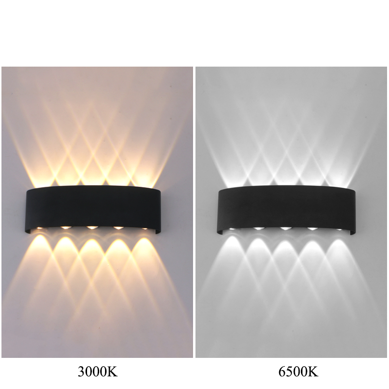LED Wandlamp Waterdichte Buitenverlichting 4W 6W 8W 10W AC85-265V Op En neer Naar Verlichting Binnenverlichting Bedlampje Decor