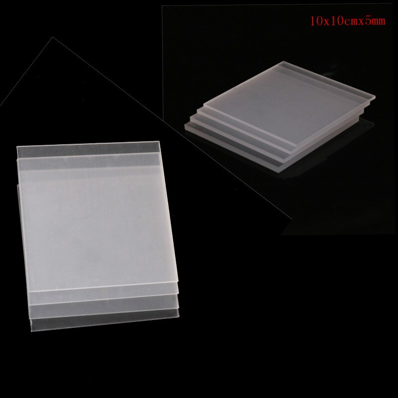 1 stk 2-5mm tykkelse akrylplader plast gennemsigtigt bord perspex panel klart akryl perspex ark skåret