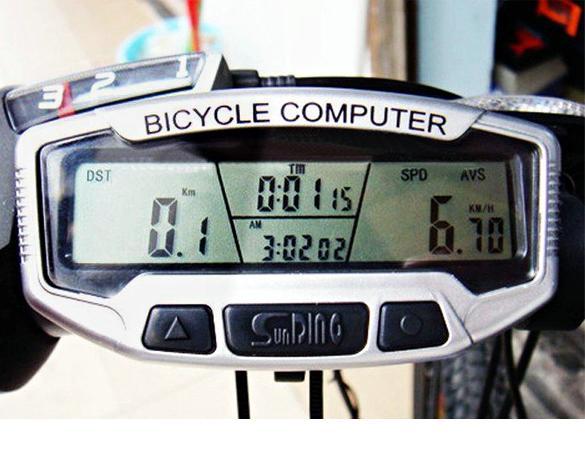 Digitale Lcd Backlight Racefiets Computer Snelheidsmeter Stopwatch Kilometerteller Velocimetro Fietsen Snelheidsmeter Fiets Accessoires