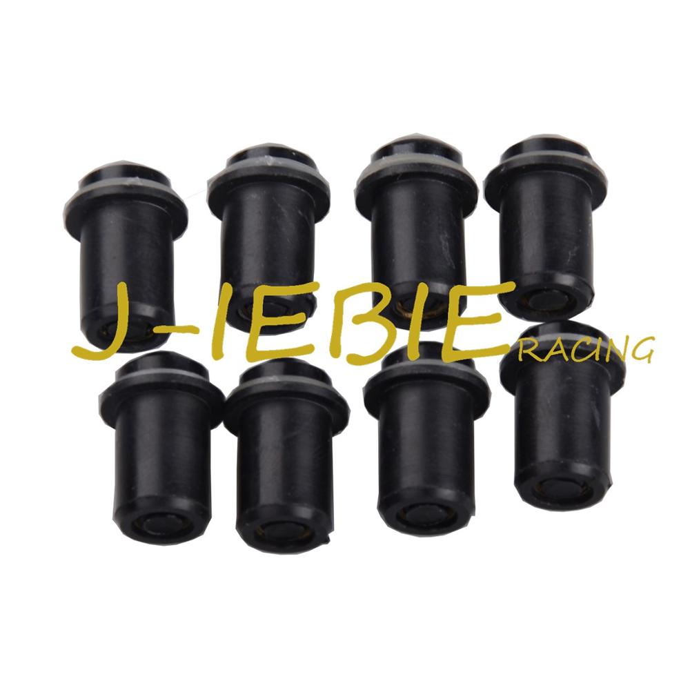 För ktm duke 125 200 390 1190 1290 990 690 1090 adventure/r vindruteskruvar bultar 8 st: Svart