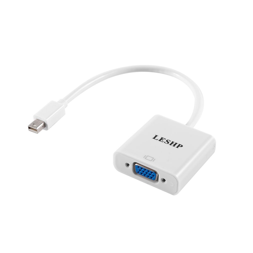 3 In 1 Thunderbolt Mini Display Port MINI DP Male To HDMI DVI VGA Female Adapter Converter Cable For Apple MacBook Air Pro MDP: 1080P DP TO VGA