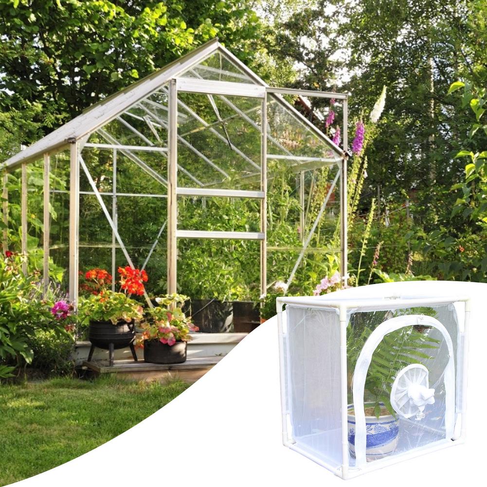 Mini Plant Greenhouse PVC Multifunctional Plant Insulation Shed Insect Proof Tent Insect Breeding Cage Indoor And Outdoor