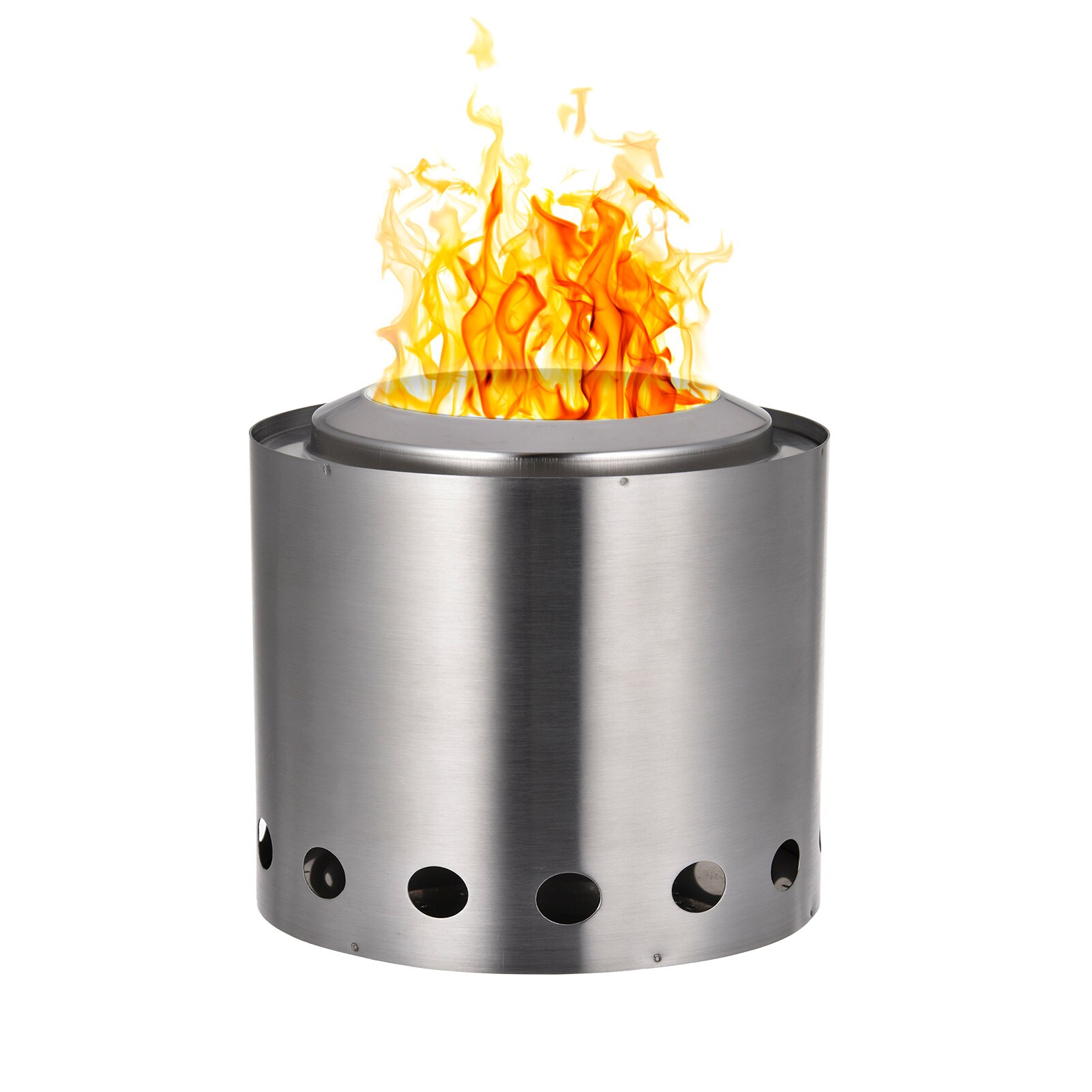 Large Size Camping Wood Stove Split Portable Camping Stove Smokeless Fire Furnace Backpacking Furnace