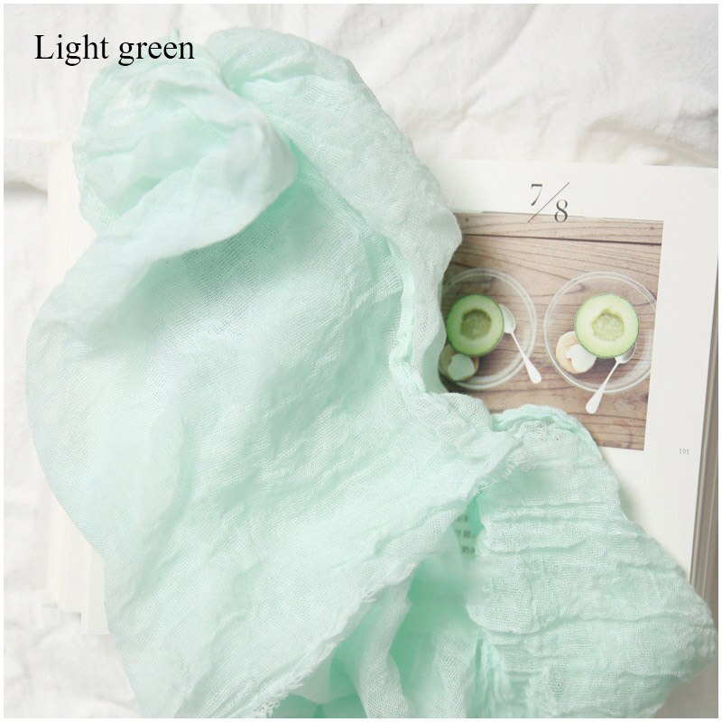 INS Photography Backdrops Cloth Soft Gauze for Beer Drink Fruit Food Photo Background Fotografia DIY Shooting Making Scene Props: Light green