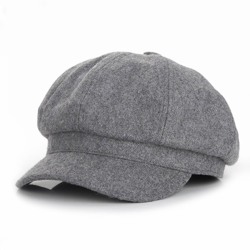 [flb]cappello basco da donna in lana super calda per donna berretto da donna berretto casuale a cupola cappello nudo boina