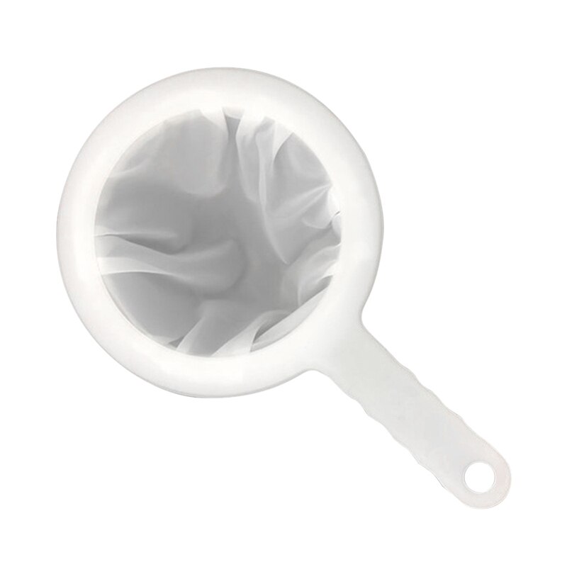 Reutilizable de Nylon súper fino tamiz colador 80 filtro de malla colador con mango para cariño de jugo de té de leche de soja de filtro de café #25: E670797