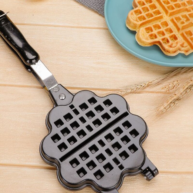 Non-stick Bloem Wafelijzer Cake Maker Wafelijzer Bakvorm Air Pot Bubble Ei Taart Oven Ontbijt Maker cake Maker