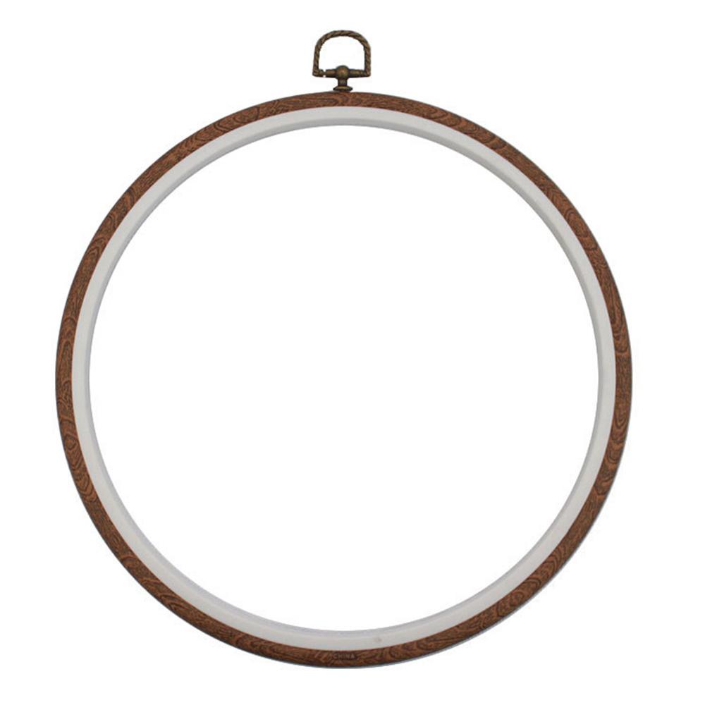 De aro de bastidor de madera para bordado de punto de cruz de 10cm, 14cm, 17cm y 22cm, bordado de mano DIY, herramientas de costura: 10cm