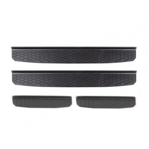 4 unids/set impermeable coche de pie estera de cojín de piso 82215394 para Jeep Wrangler: Default Title