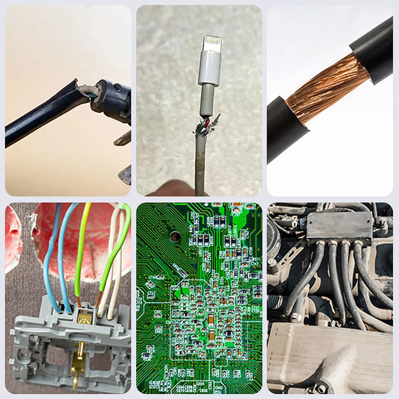 Flüssiges Isolierband, Isolierband, flüssige Isolierpaste, Gummi, elektrischer Draht, Kabel, Mantel, Fixierung, Linie, Kleber, wasserdicht