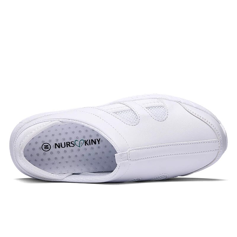 MVVJKE Nurses Shoes White Women Loafers Lightweight Female Work Sneakers Comfortable Ladies Walking Shoes Size 37 38