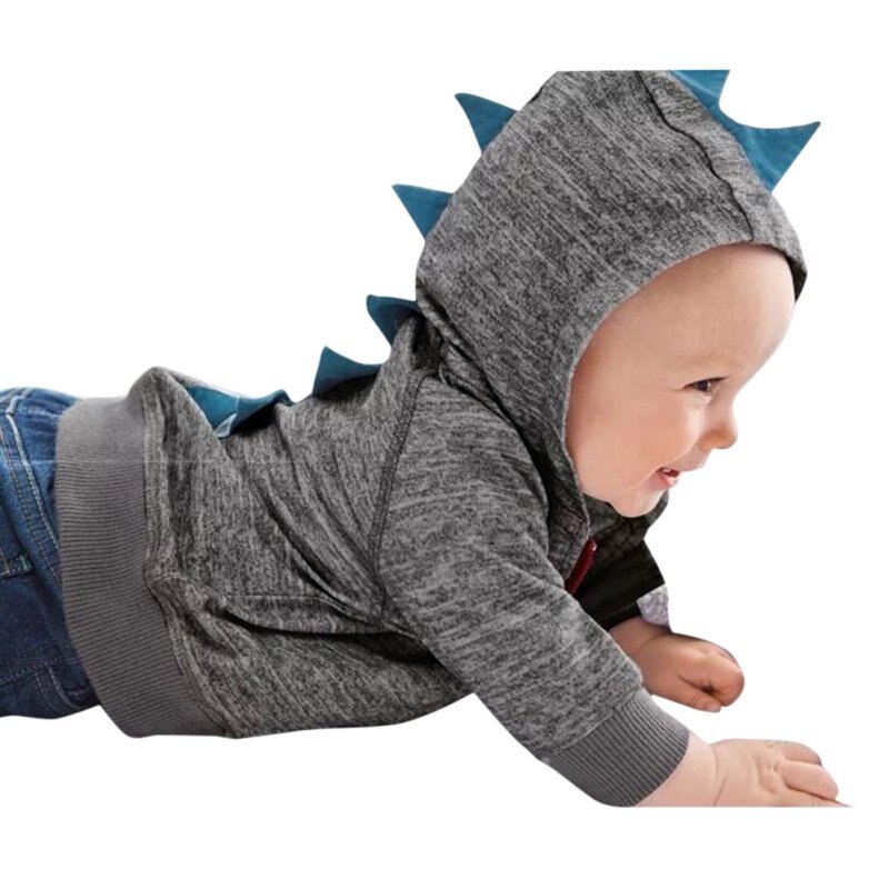 Warm Outerwear Winter Coat Boys Clothes Cartoon Children Baby Boy Long Sleeve Hoodie Jacket