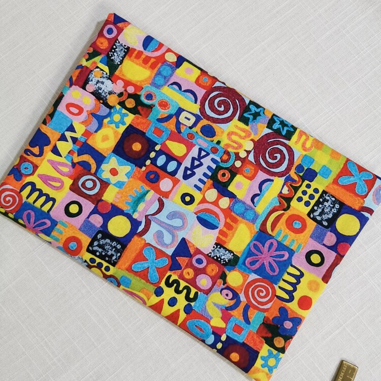 Digitaal bedrukte katoenen stof handgemaakte naaiquiltstoffen basis voor patchwork handwerk doe-het-zelf handgemaakte stof: Chocolade