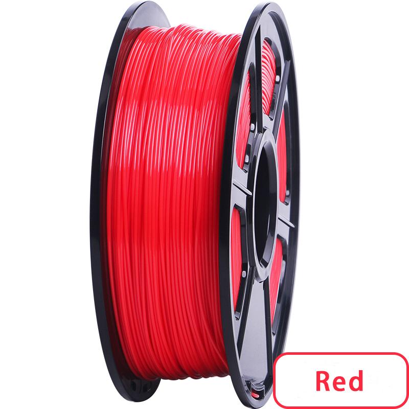 3D Printing Material 3D Printer PLA Filament 1.75mm Filament Dimensional Accuracy +/-0.02mm 1KG 343M 2.2LBS: Red