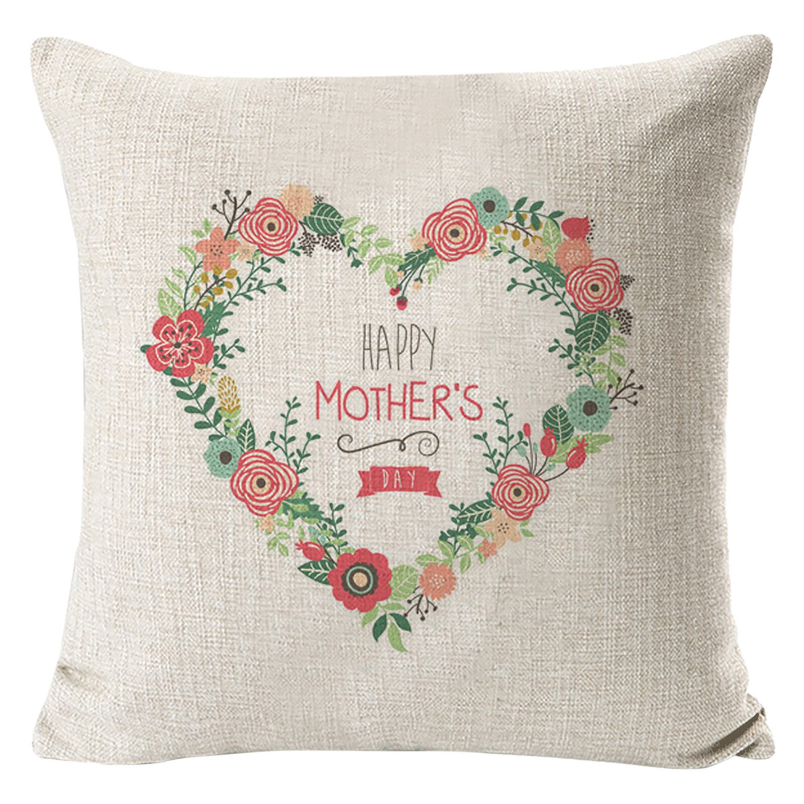 Cojín con estampado de letras para sofá, funda de almohada de 45x45 cm, decoración para el hogar,: A