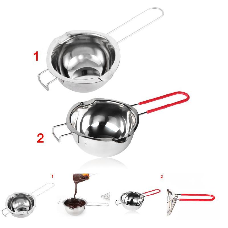 Nieuw 1 Pc Haak Roestvrijstalen Kom Boter Chocolade Melting Pot Verwarming Lepel Pan VA88