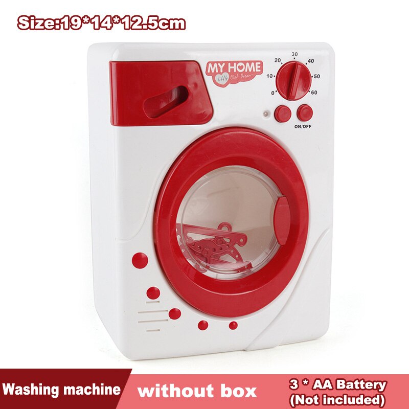 QWZ Famiglia Rosa Giochi Di Imitazione Da Cucina Per Bambini Giocattoli Aspirapolvere Mixer Fornello di Riso Elettrodomestici Educativi Per La Ragazza Regalo Del Giocattolo: 8 without box