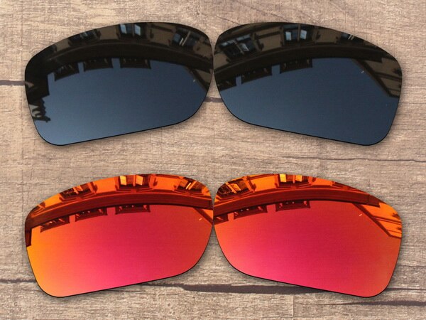 Vonxyz-Lentes de repuesto polarizadas para montura de turbina, lentes con más de 20 opciones de Color, para-roble: Black and Ruby