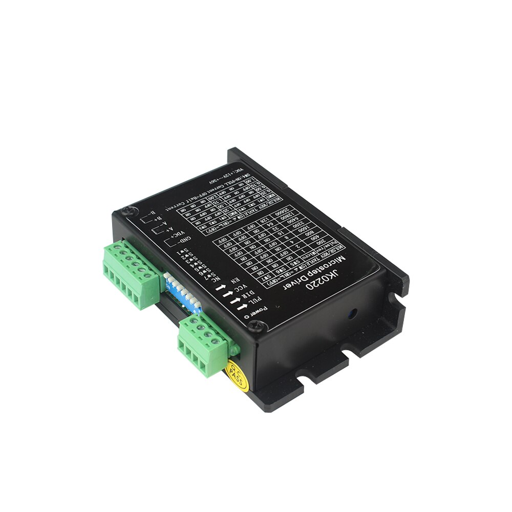 2 Phase Stepper Motor Driver Suit for NEMA 8-NEMA 17 Stepper Motor 12-36 VDC 0.3-2.0A 2-phase Digital Stepper Motor Controller