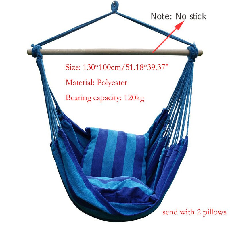 16 setzt Neue Hängematte Stuhl Hängen Stuhl Schaukel Stuhl Sitz Mit 2 Kissen Für drinnen, draussen, garten Unterstützung