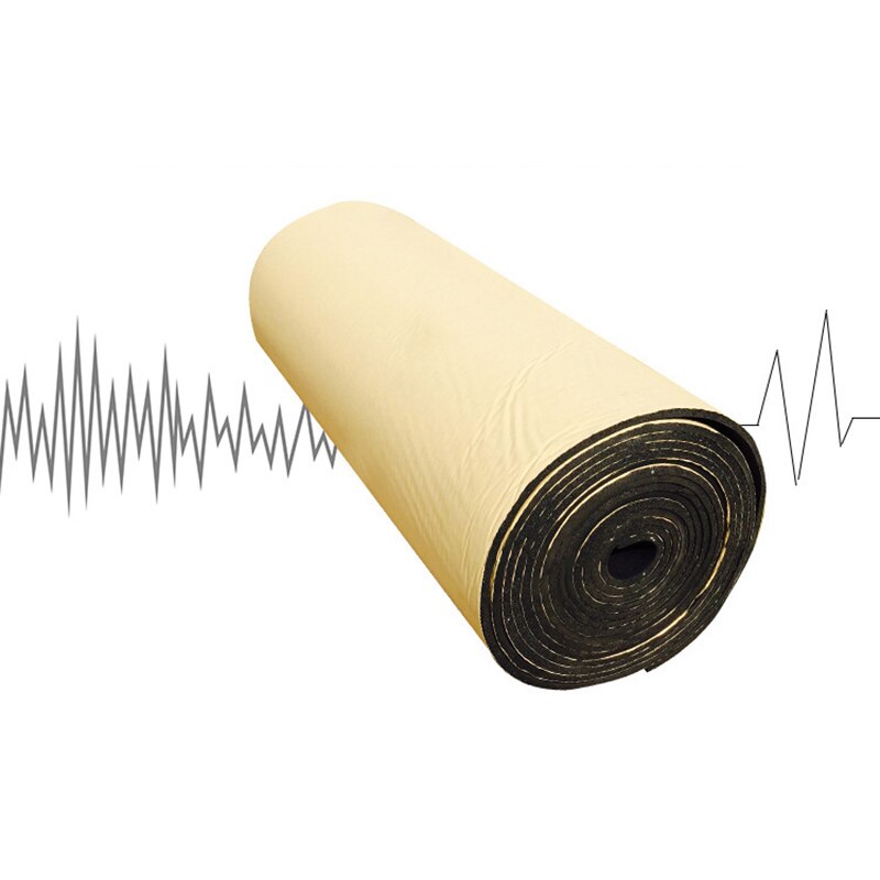 100*50cm 3/6/10/20mm tykkelser bil lydmåtte proofing dæmper varme støj isolering dæmpende måtte hætte lukket celle skum klistermærke