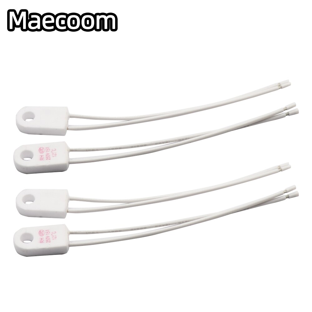 2 pieces 3d printer parts rh /tf 125 degrees celsius 15a 250v temperature fuse thermal links over temperature protector for voron