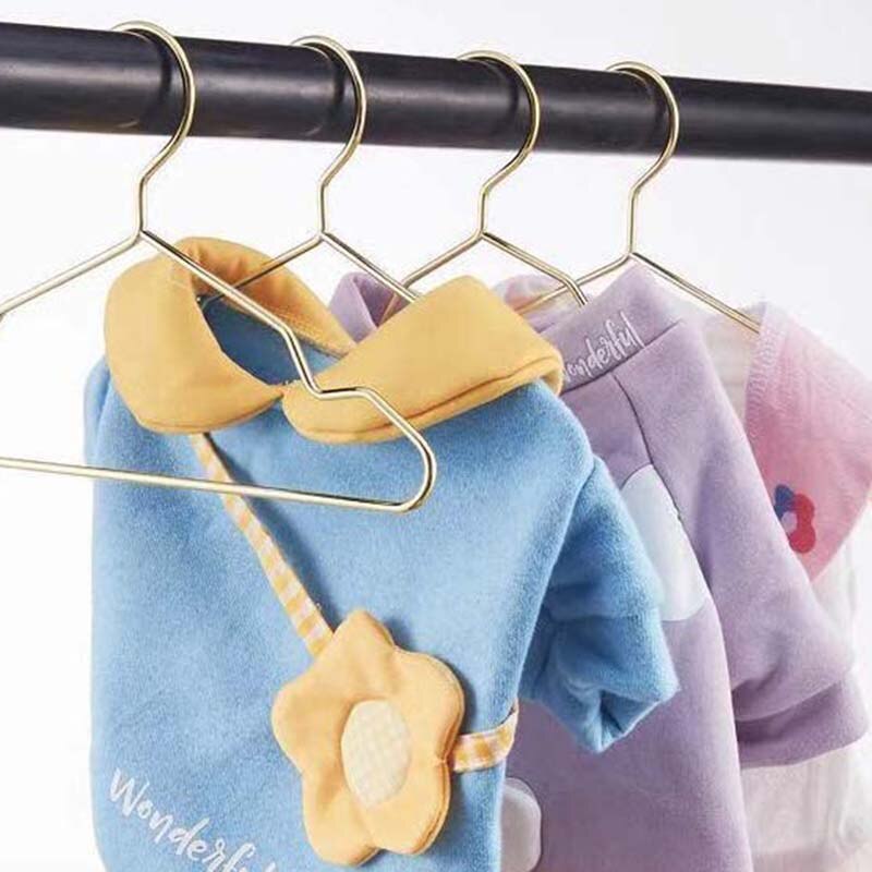 kjæledyr henger bamse super liten mini metall måke henger hengende katteklær hengende kleshenger 10 stk