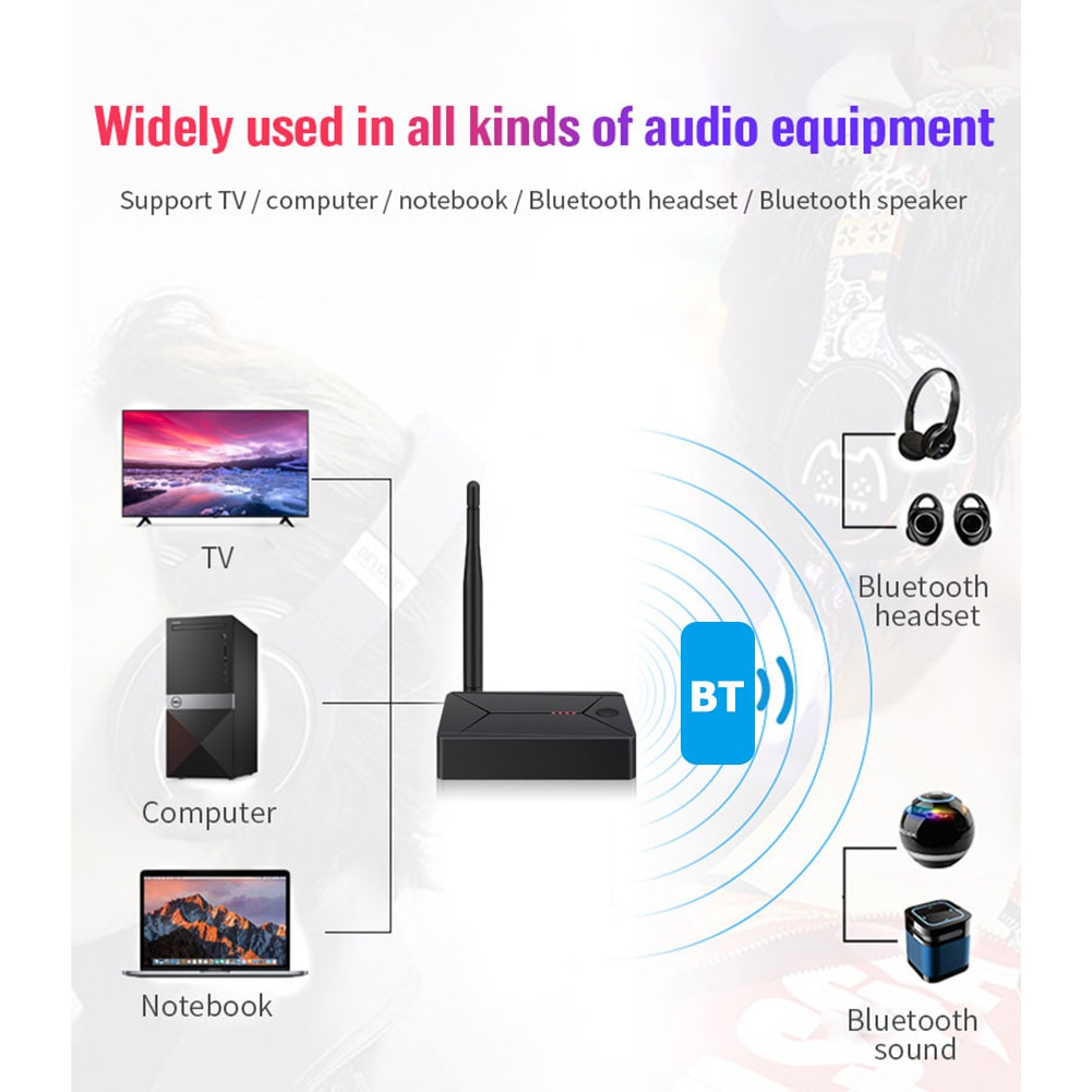 TX13 3 en 1 Bluetooth 5,0 transmisor receptor baja latencia óptica Coaxial AUX 3,5mm convertidor de Audio para auriculares de TV