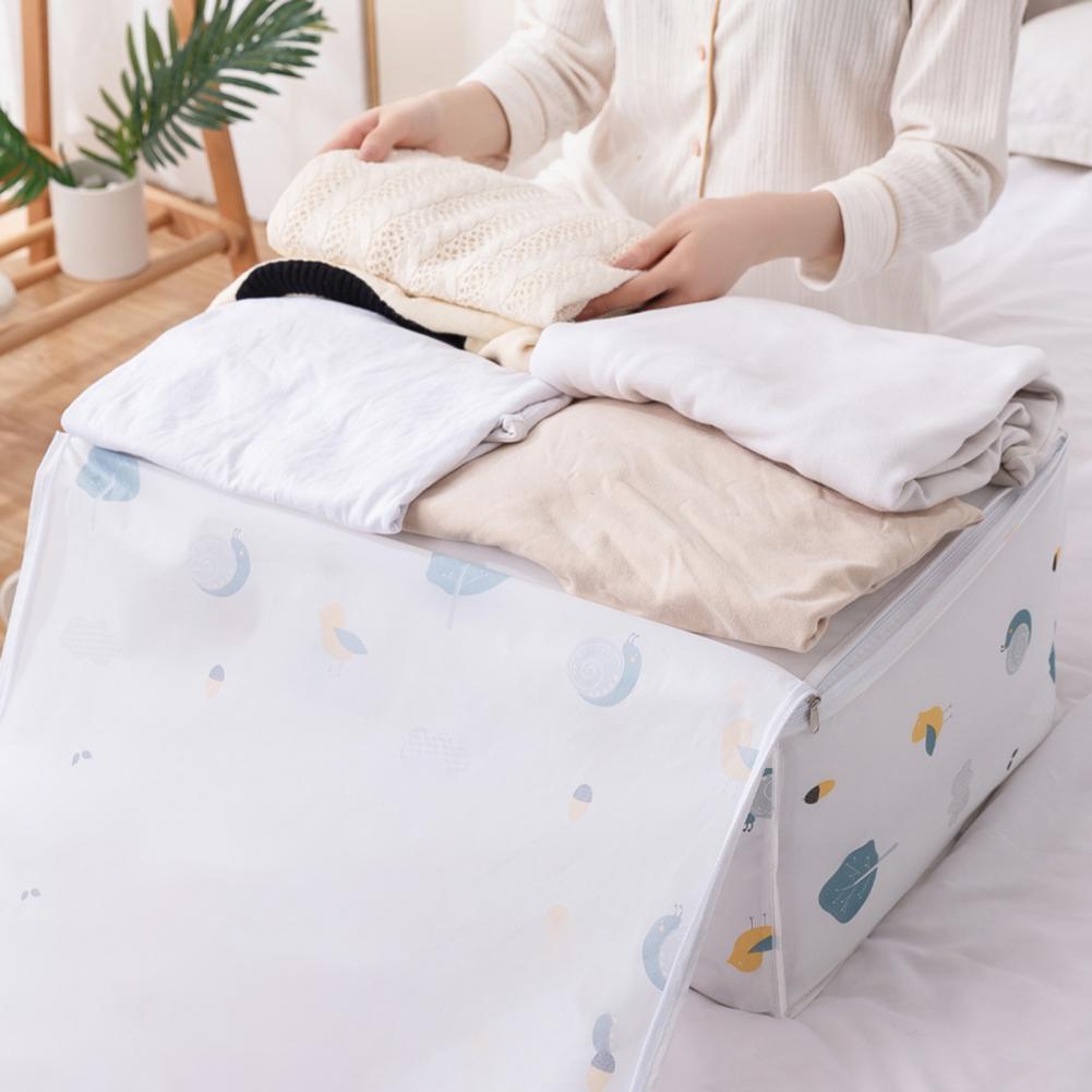   Quilt Clothes Organizer Storage Bag Reinforced Anti-deformed Space Saving Versatility Blanket Storage Bag Household Supply   