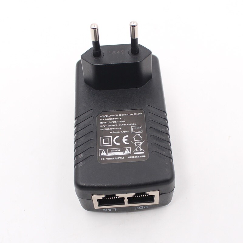 15 V 0.5A POE Energie Adapter netzteil für Router CPE