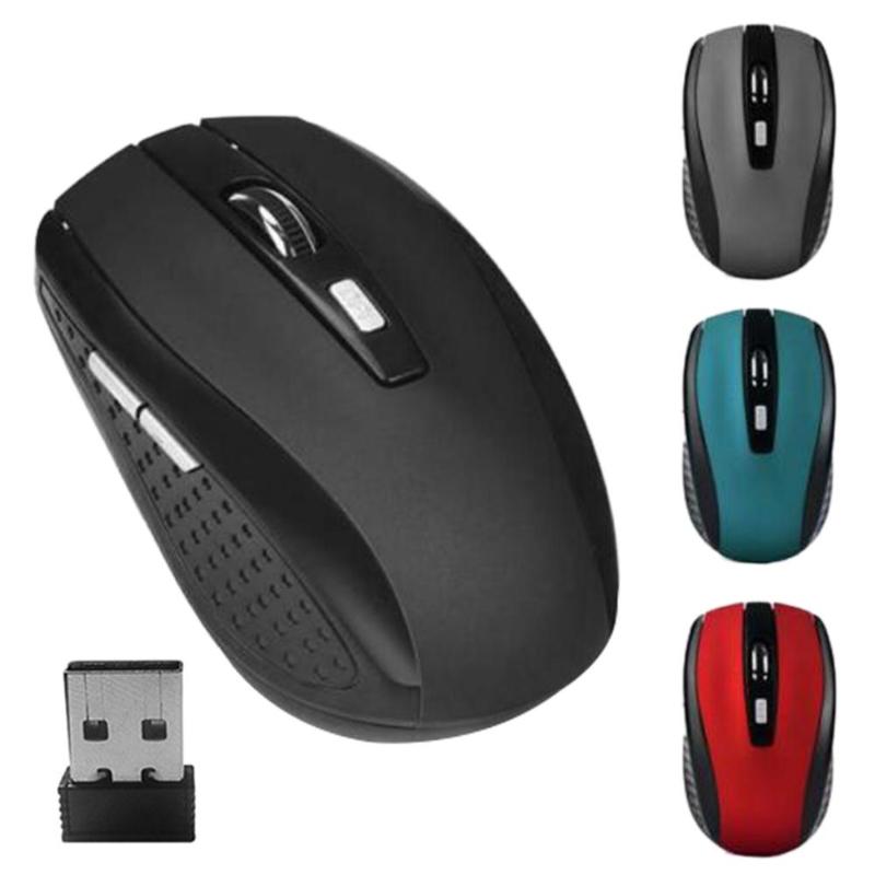 2.4G Draadloze Muis 6 Knoppen 2000DPI Duurzaam Optische Computer Muis Ergonomische Muizen Voor Laptop Universele Computer Randapparatuur