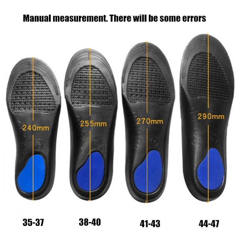Orthotic High Arch Support Insoles Gel Pad 3D Arch Support Flat Feet For Women / Men orthopedic Foot pain Unisex Sports Insole