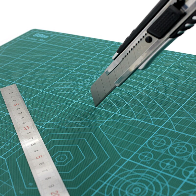 -PVC Cutting Mat A4 Durable Self-Healing Cut Pad Patchwork Tools Handmade 30 *20CM DOUBLE SIDED