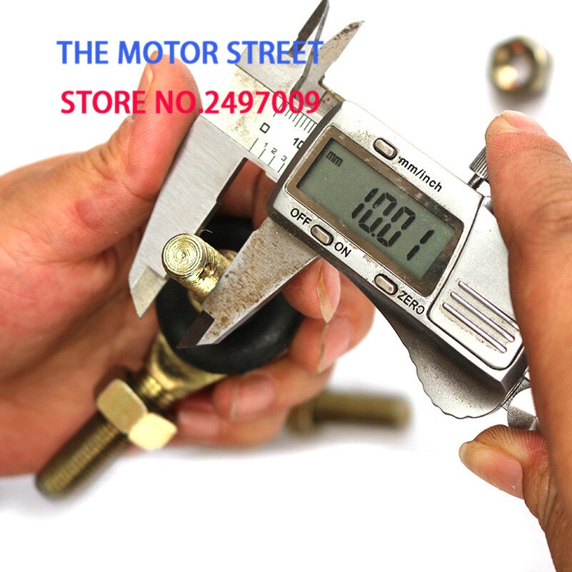 M10x12 Metal Motorcycle Tie Rod Ball Joint fit ATV Quad Turn joint ball rod Spare Parts