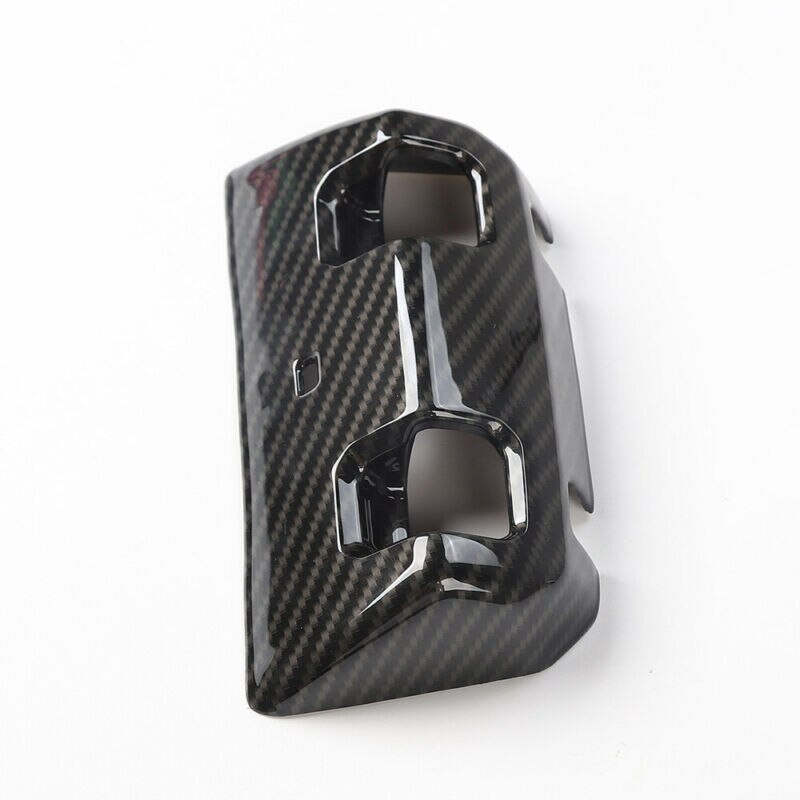 For Jeep Wrangler JL 18+ Decor Frame Carbon Fiber Black Accessories Window Frame