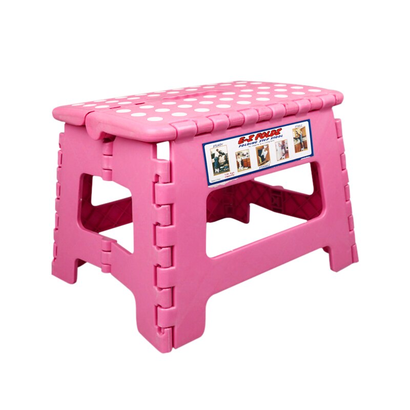 Składany stołek przenośny stołek taboret wędkarski mini siedzisko z tworzywa sztucznego łatwe przechowywanie w ogrodzie i na zewnątrz: rodzaj 1  czerwony