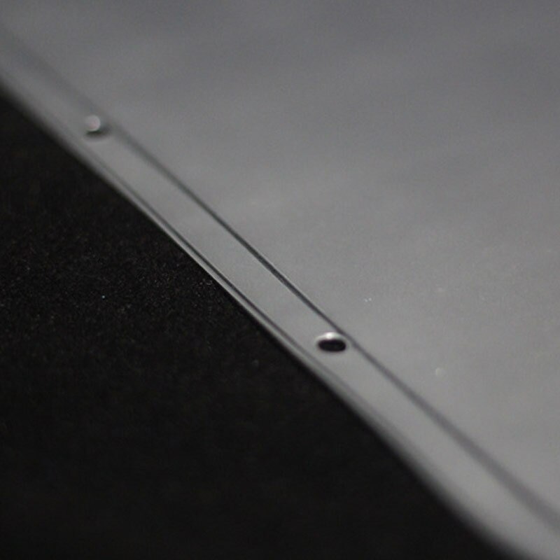 10pcs/lot Clear Transparent Plastic Package PVC Storage Card Holder for A4 Binder Rings Notebook 4 Hole Zipper Bag Spiral Filler