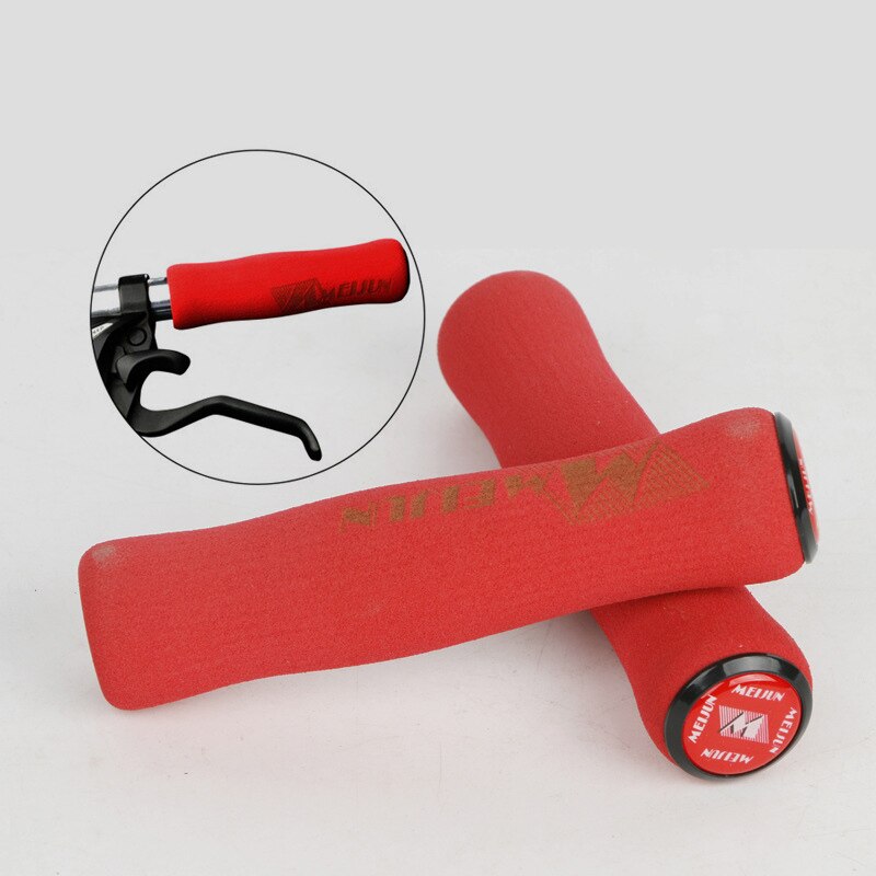 Empuñaduras de silicona para bicicleta de montaña, mangos de esponja para manillar, suaves y ultraligeros, guante de silicona antideslizante, 1 par: 7