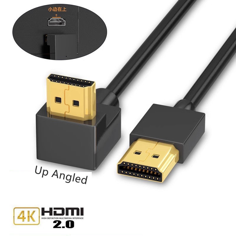 DisplayPort DP 1.4 Kabel 90 Grad abgewinkeltes HDMI 2,0 V 8K 60 Hz 4K 144 Hz HDR Hochgeschwindigkeits-32,4 Gbit/s Anzeige Hafen Stecker auf Stecker Kabel