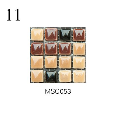 10pcs Ceramic Tile Stickers 10x10cm 3D Mosaic Tile Plane Wall Sticker DIY Decorations for Kitchen Bar Bathroom PVC Stickers: 11