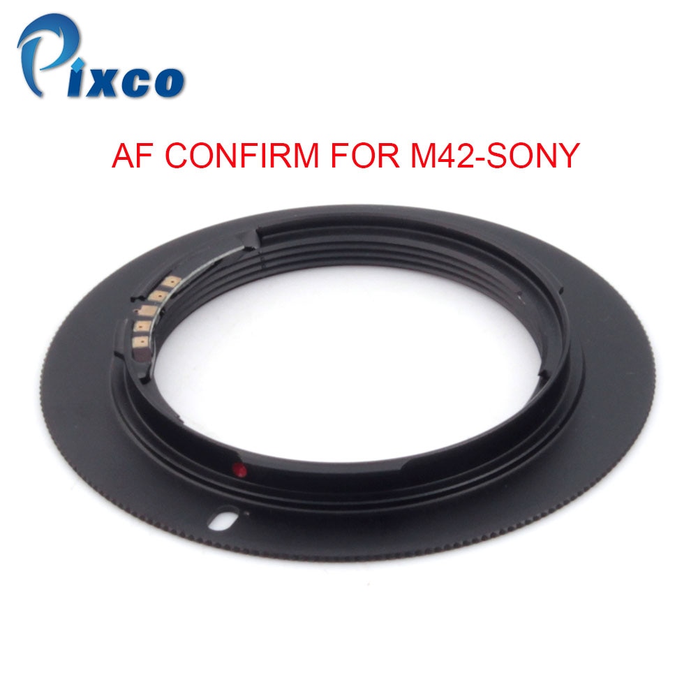 Pixco Voor M42-Sony AF Bevestig Adapter Pak Voor M42 Schroef Mount Lens Sony Alpha Minolta MA Camera Zwart
