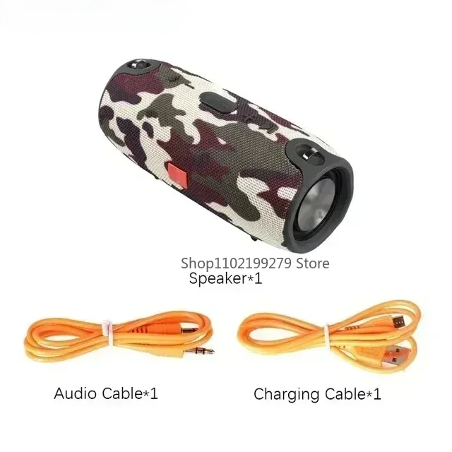 40w diepe bas tws bluetooth-luidsprekers, 3600 mah oplaadbare, waterdichte, draagbare subwoofer/boombox met bluetooth, aux, tf-kaart en usb-aansluiting
