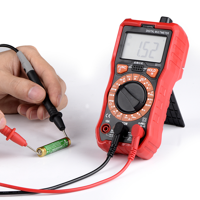 JCD Digital Multimeter Auto Ranging 6000 counts AC/DC voltage meter Flash light Back light Large LCD Scrern soldering iron kits
